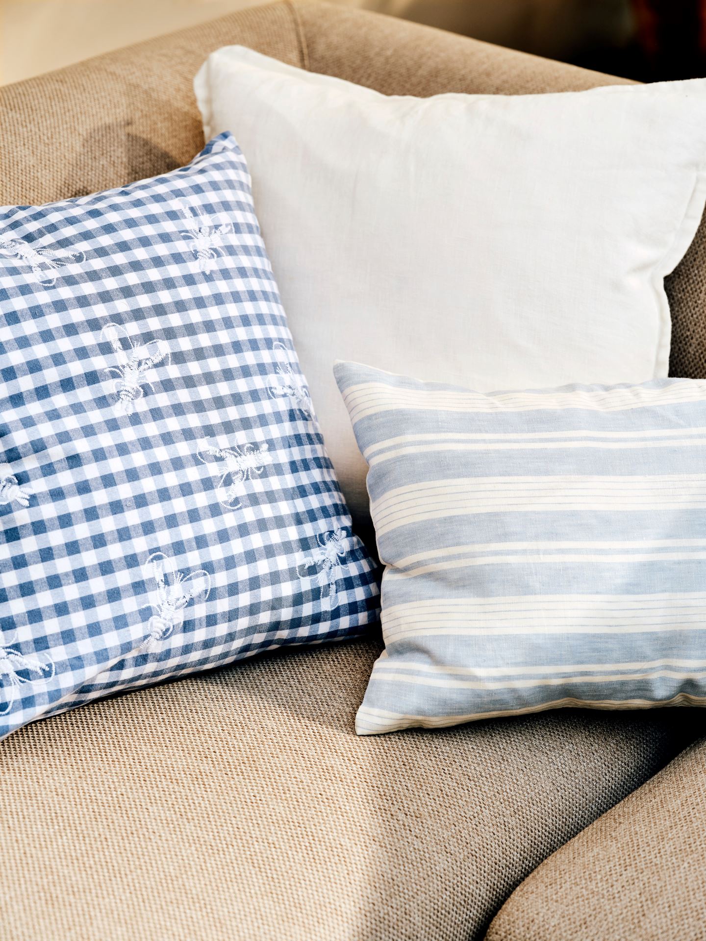 Koristetyynynpäällinen moniväri/sininen - 3