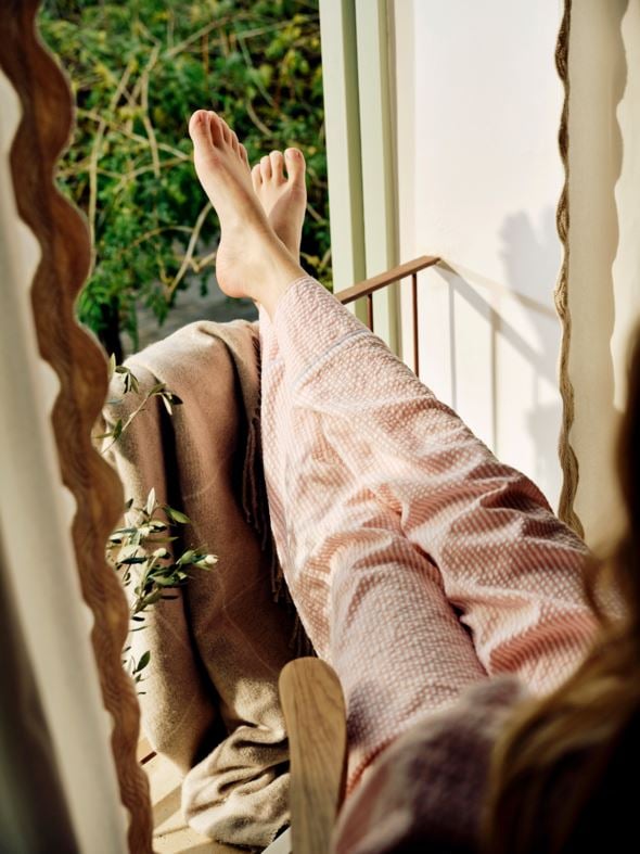 Pyjamahousut koralli - 2