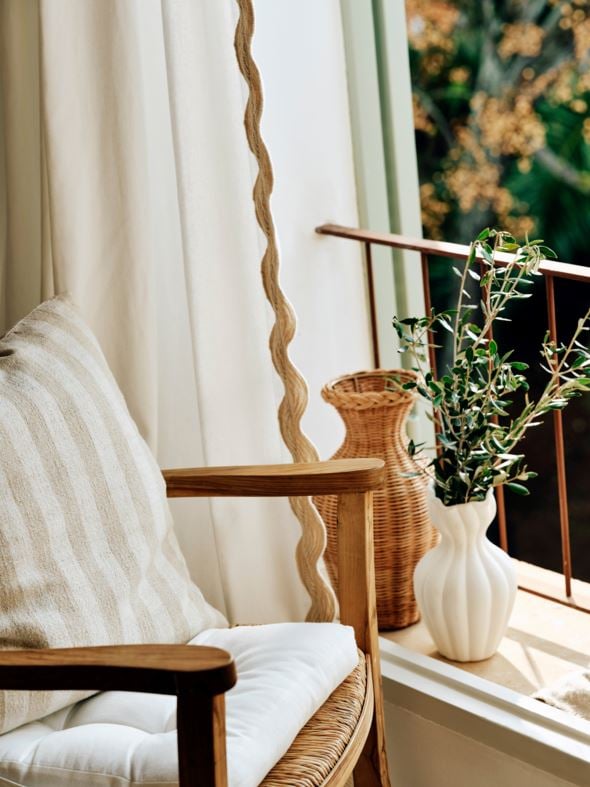 Verho luonnonvalkoinen - 4