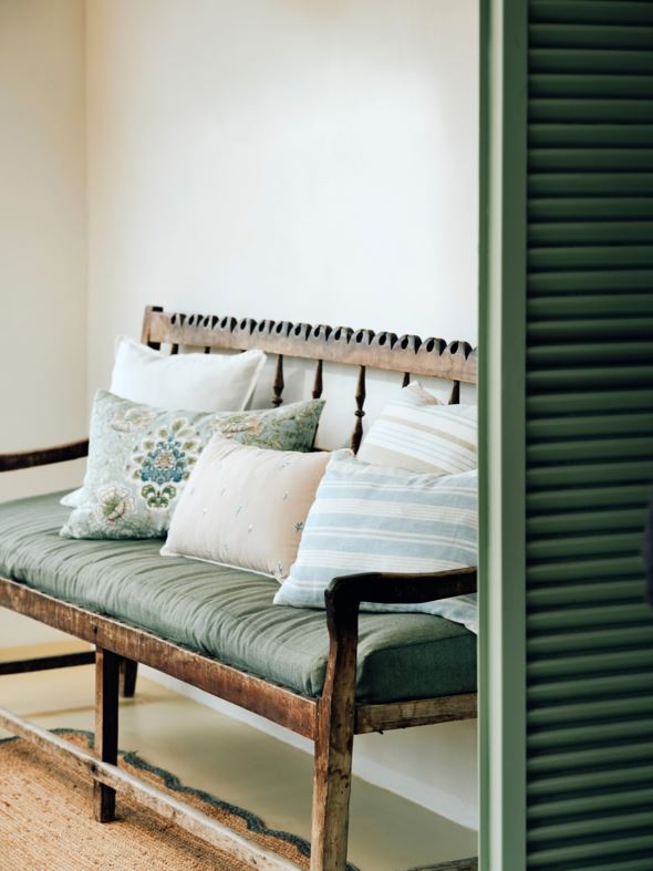 Koristetyynynpäällinen moniväri/sininen - 3