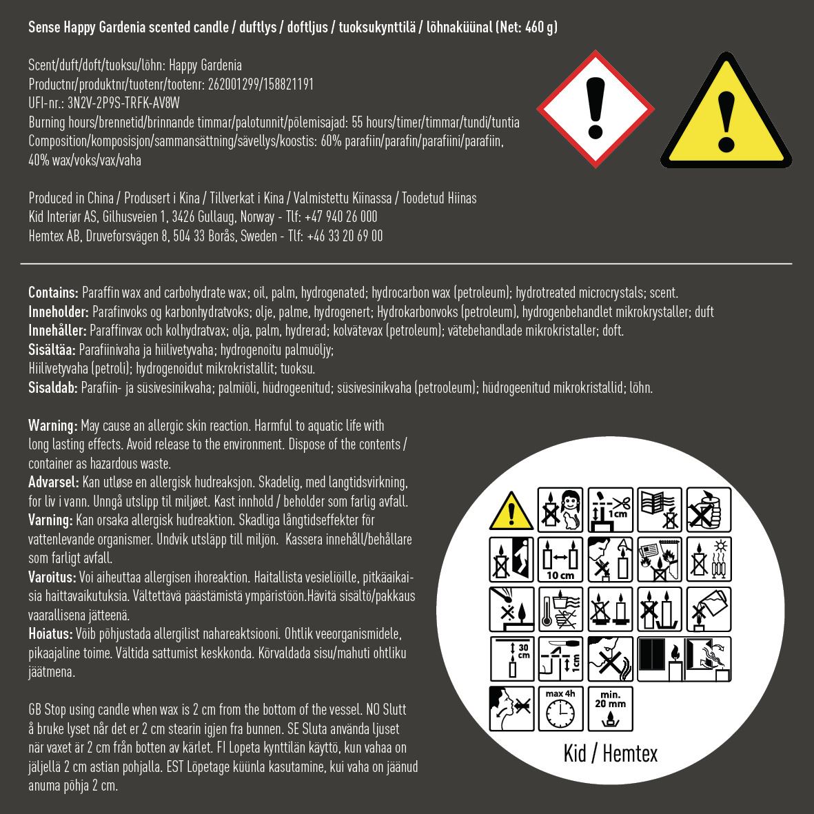 Tuoksukynttilä kulta - 3