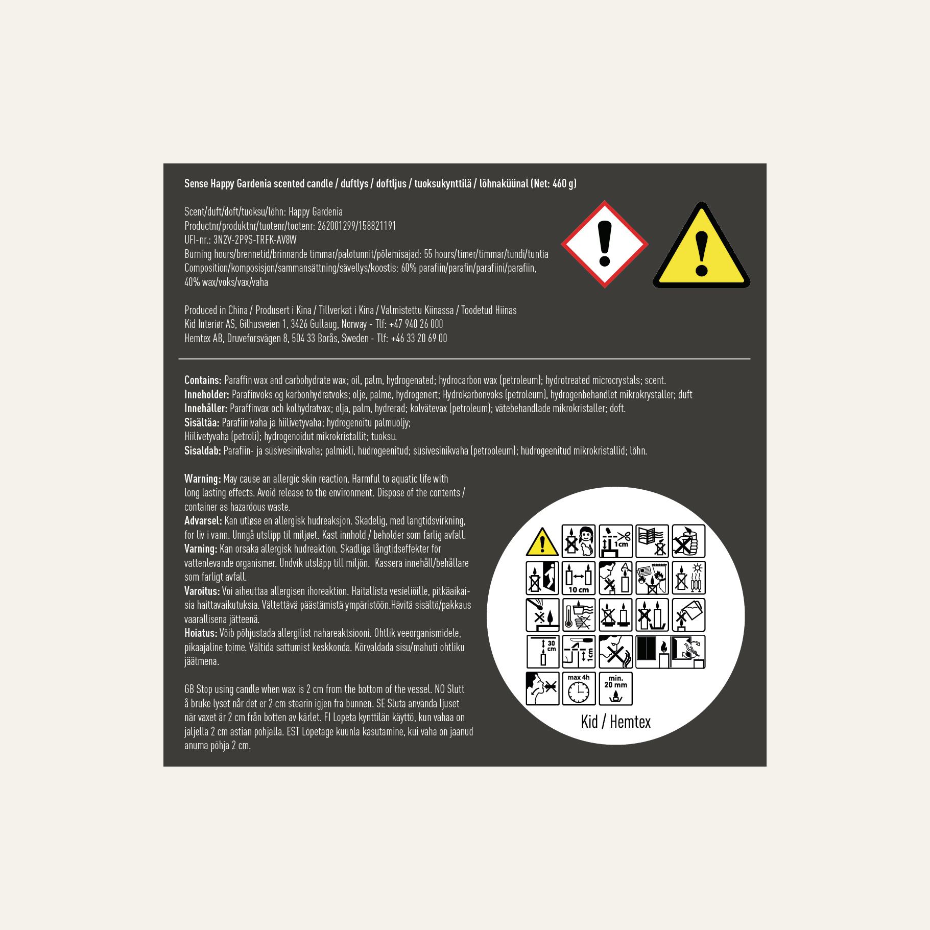 Tuoksukynttilä kulta - 3