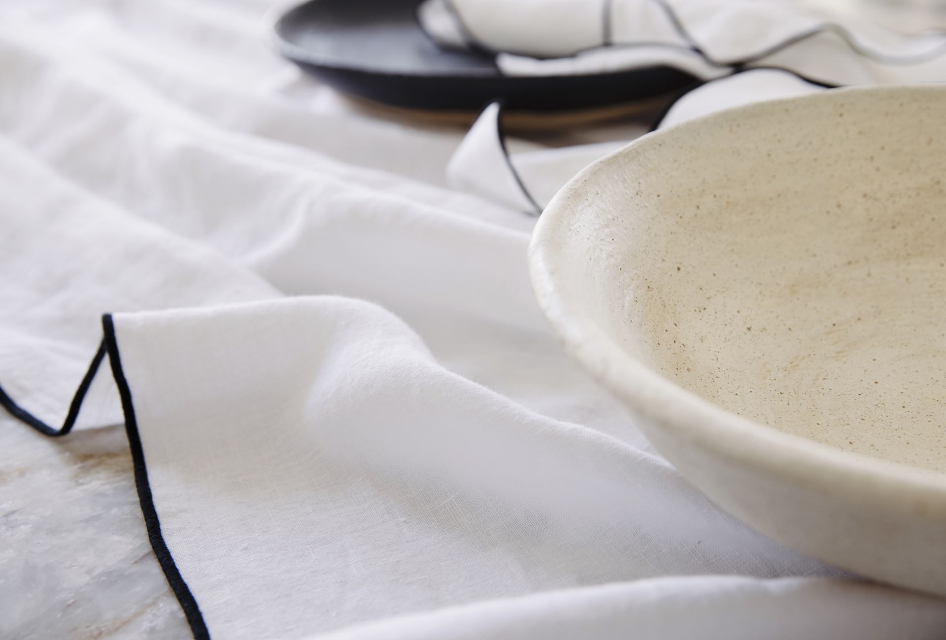 Pellavaliina valkoinen - 6