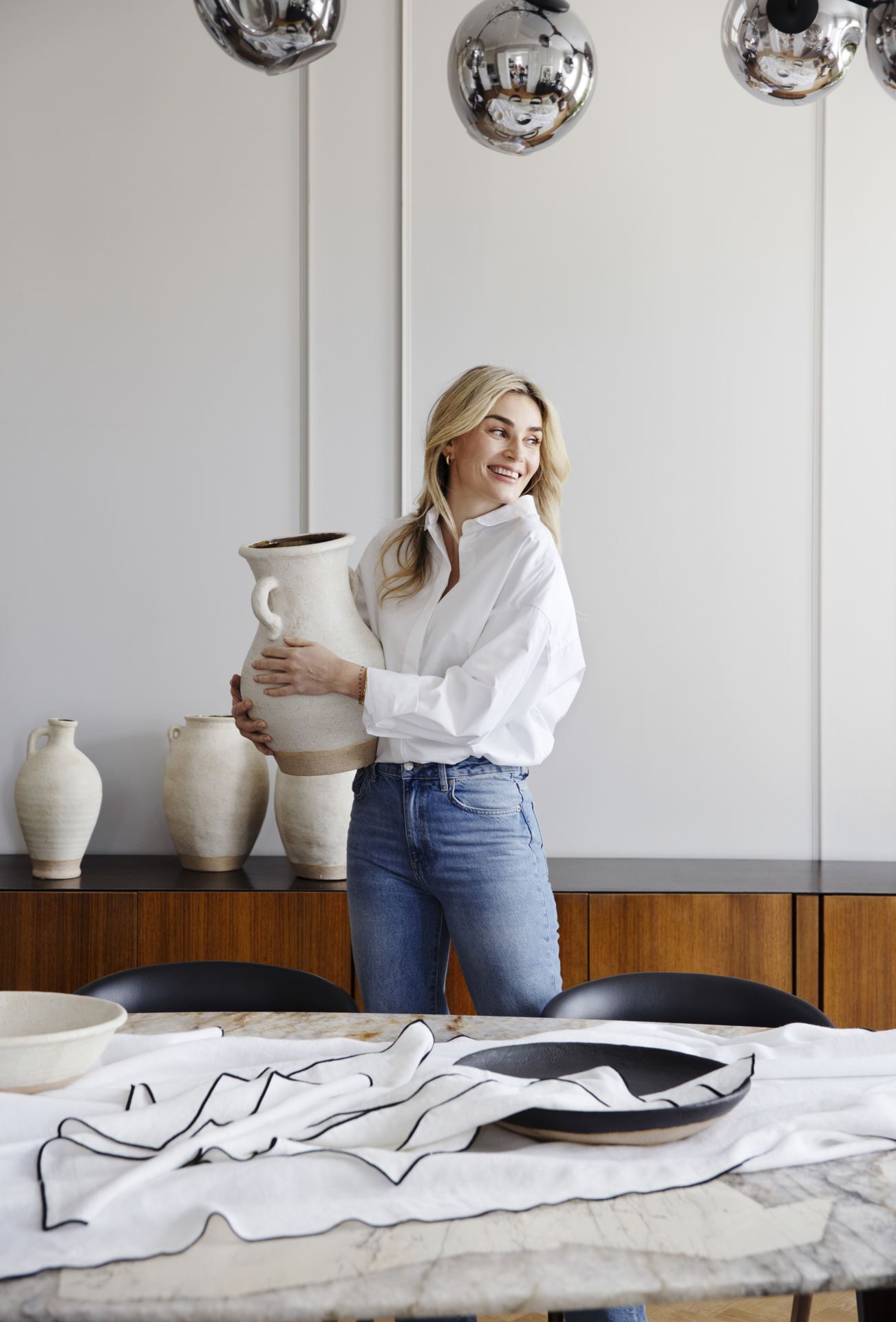 Pellavaliina valkoinen - 3