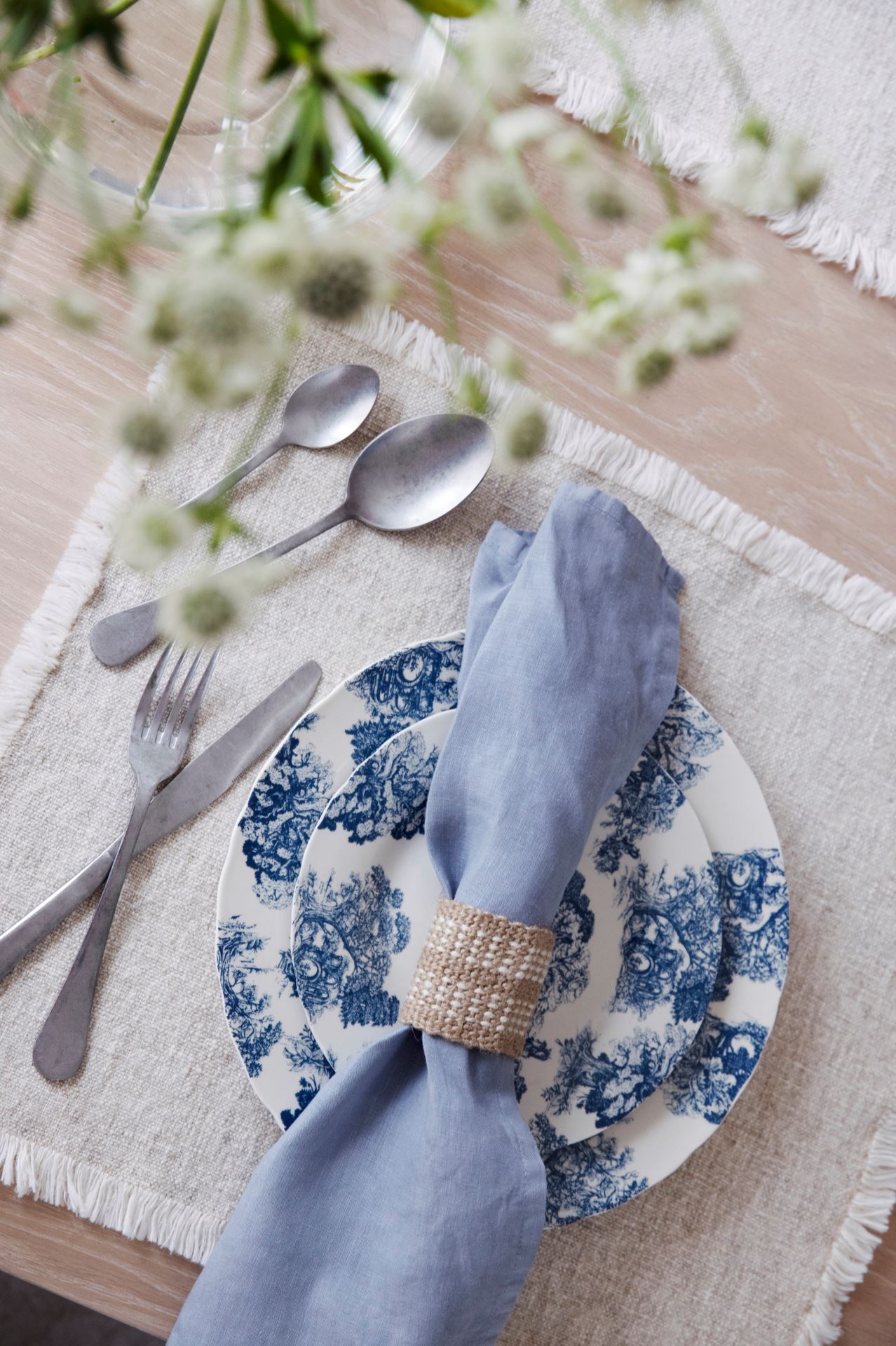 Servettirenkaat, 2 kpl luonnonväri - 2