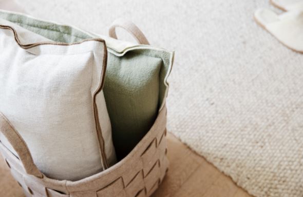 Koristetyynynpäällinen vihreä - 2