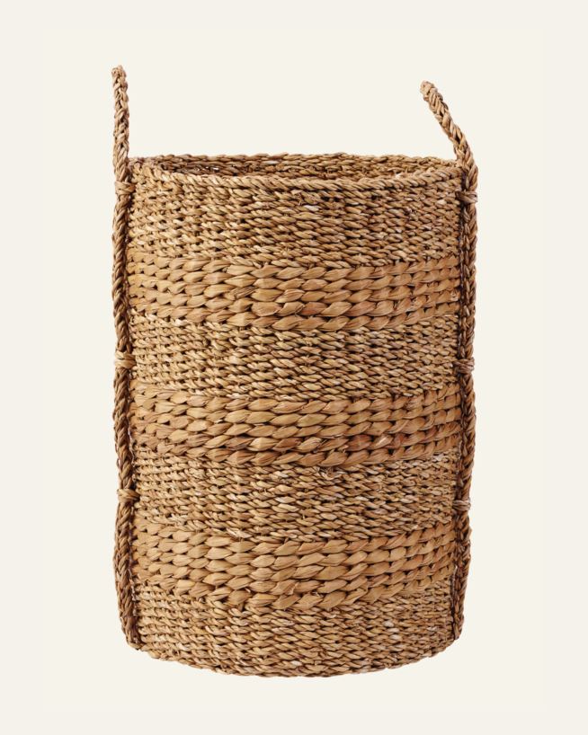 Pyykkikori luonnonväri - H50cm Ø37cm luonnonväri - 1