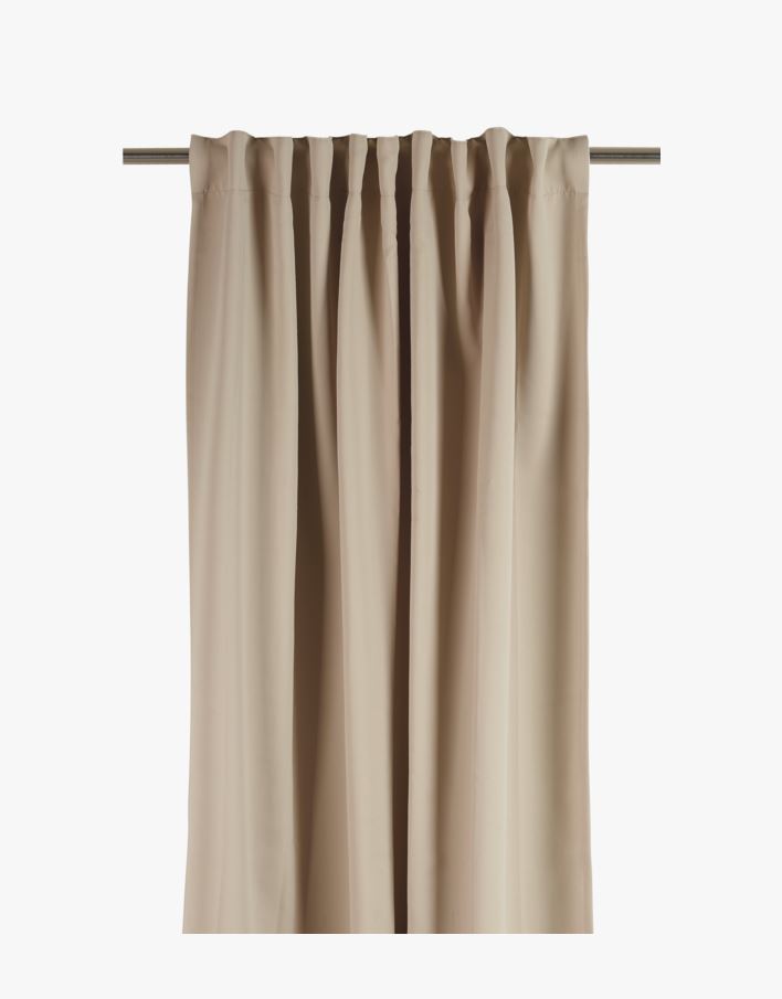 Alva pimentävä verho beige - 140x300 cm beige - 1