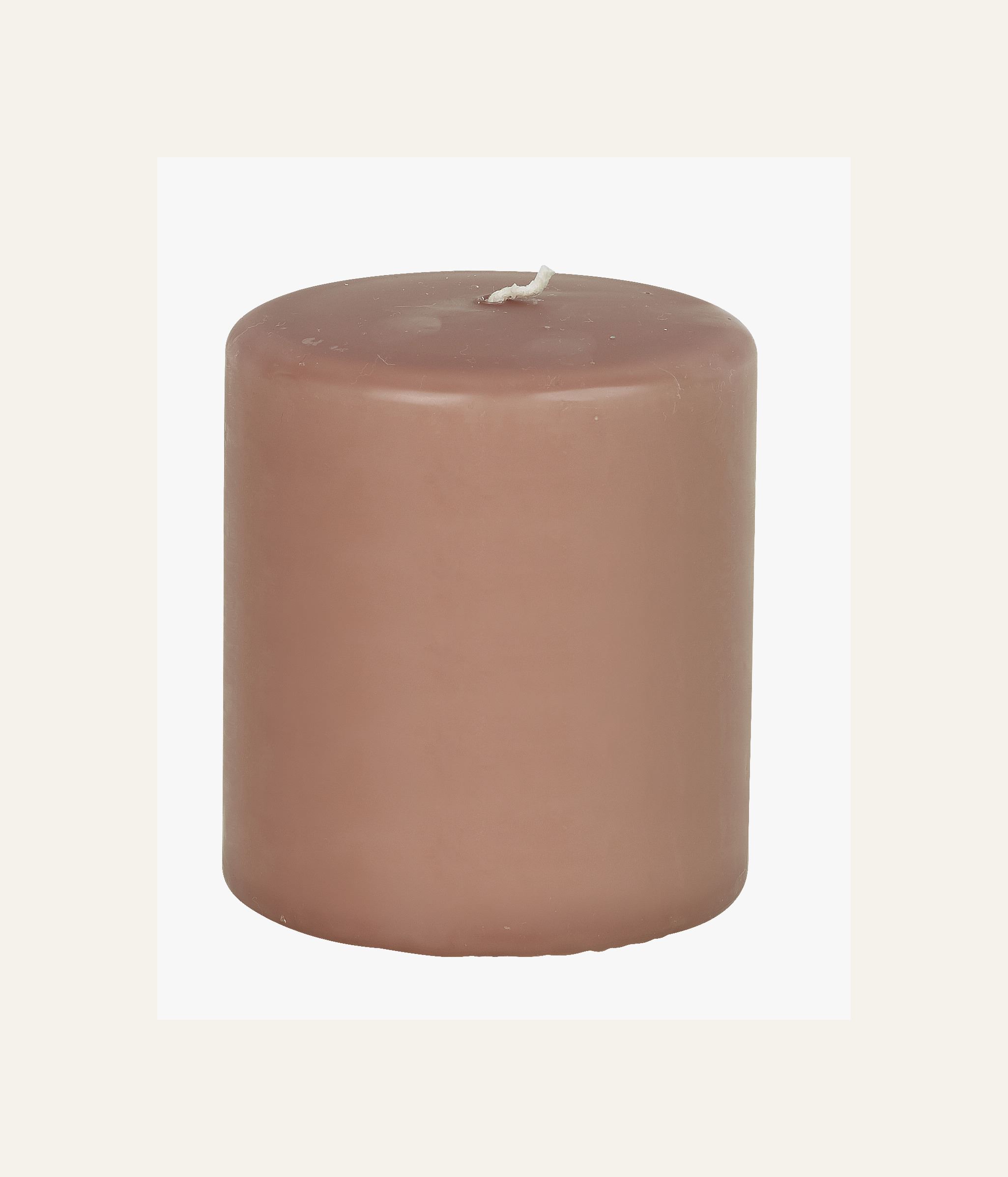 Pöytäkynttilä puuteriroosa - 3