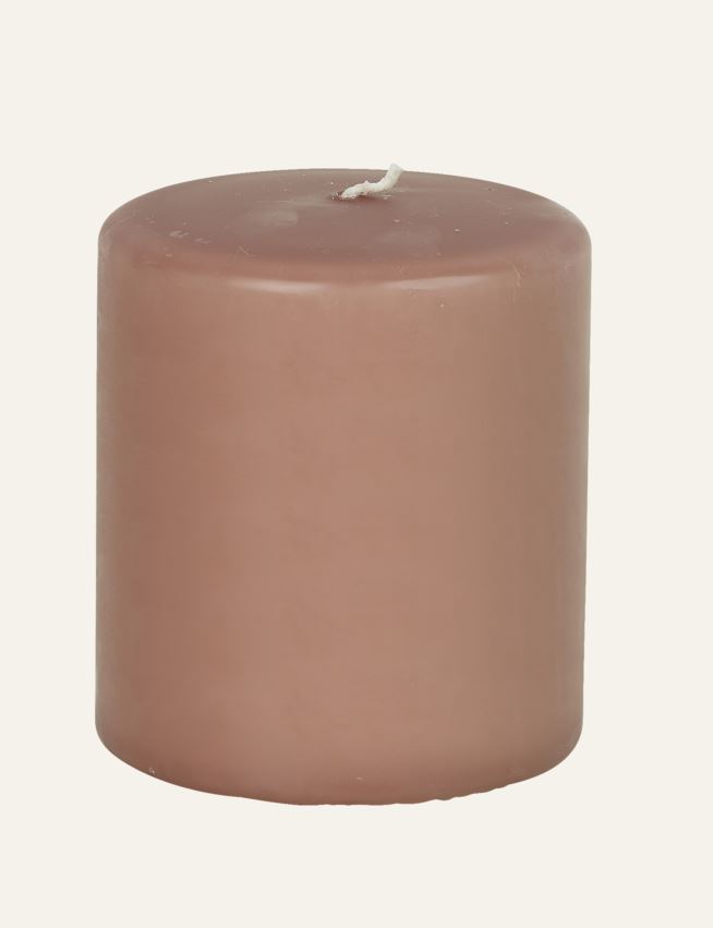 Pöytäkynttilä puuteriroosa - 3