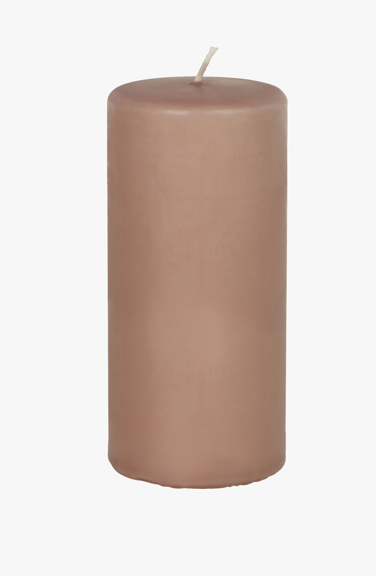 Pöytäkynttilä puuteriroosa - 6,8x15 cm puuteriroosa - 1