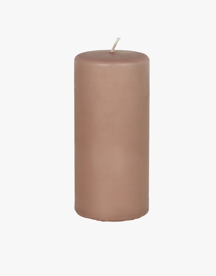 Pöytäkynttilä puuteriroosa - 6,8x15 cm puuteriroosa - 1