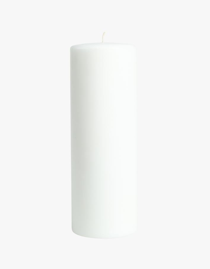 Pöytäkynttilä valkoinen - 6,8x7,5 cm valkoinen - 1