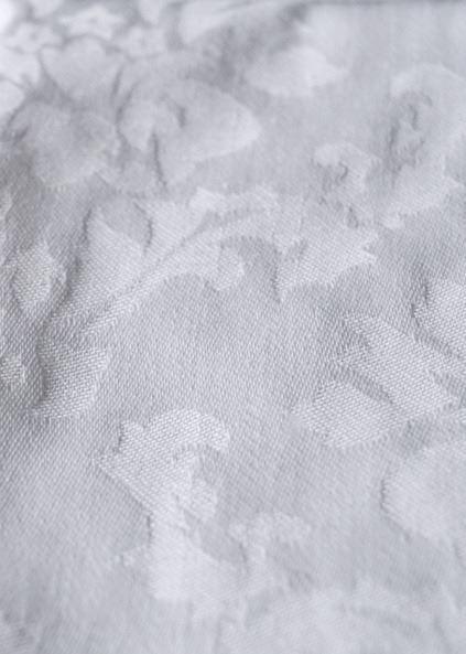 Kangaslautasliina, 2 kpl  valkoinen - 4