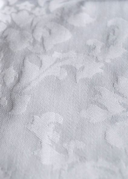 Kangaslautasliina, 2 kpl  valkoinen - 4