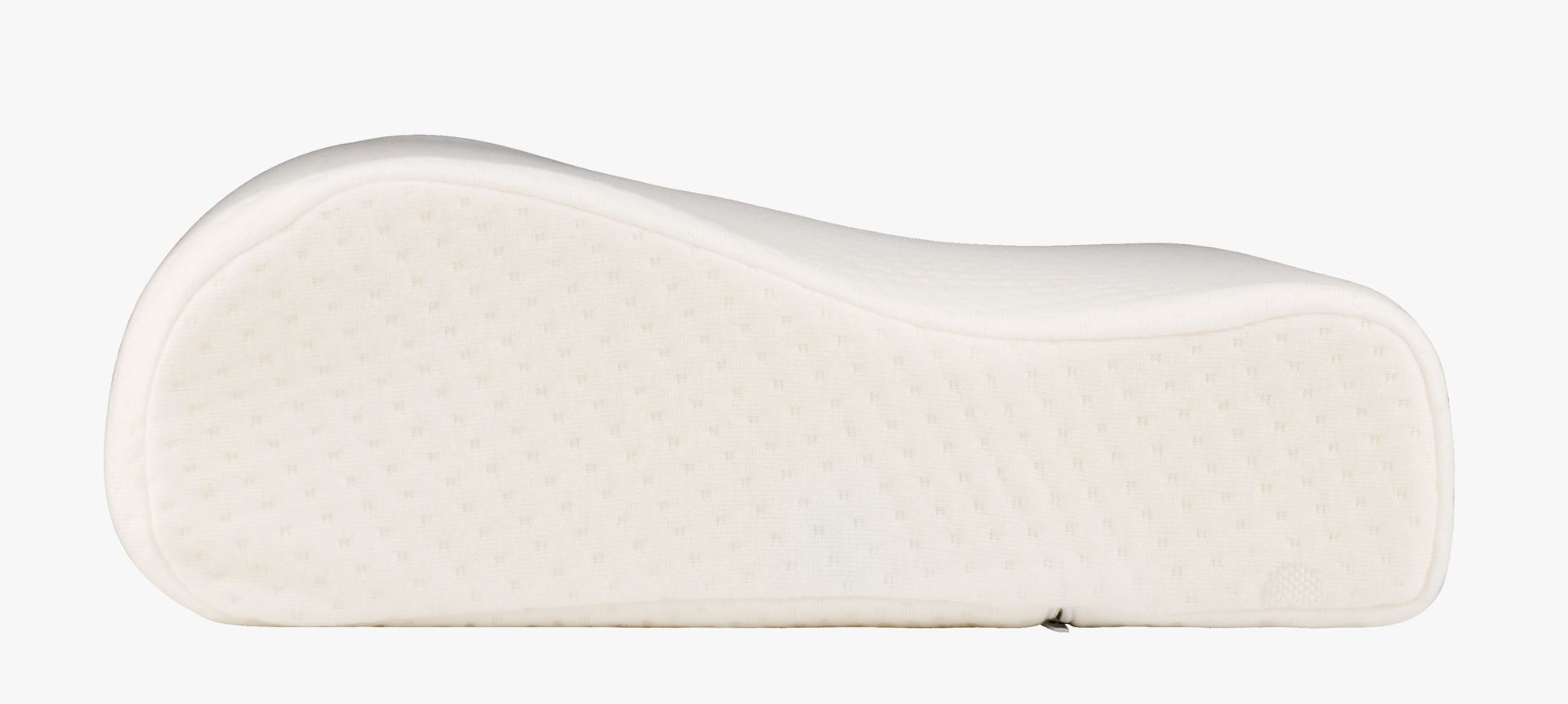 Ergonominen tyyny luonnonvalkoinen - 47x30x10 cm luonnonvalkoinen - 1