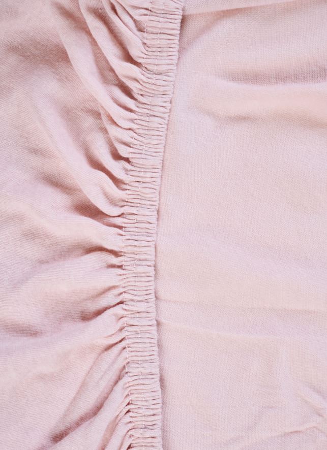 Muotoonommeltu aluslakana vaaleanroosa - 2