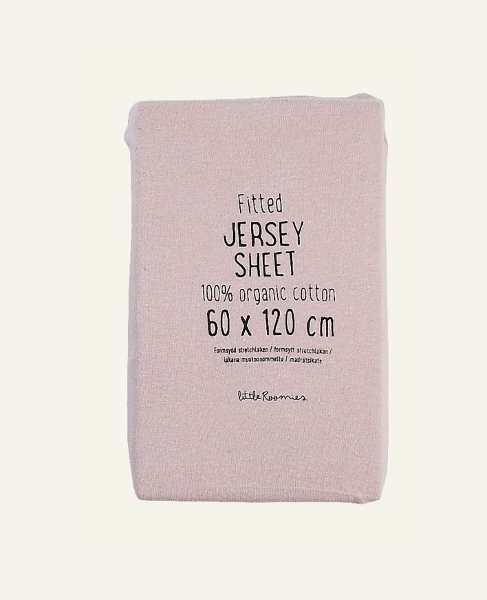 Muotoonommeltu aluslakana vaaleanroosa - 60x120cm vaaleanroosa - 1