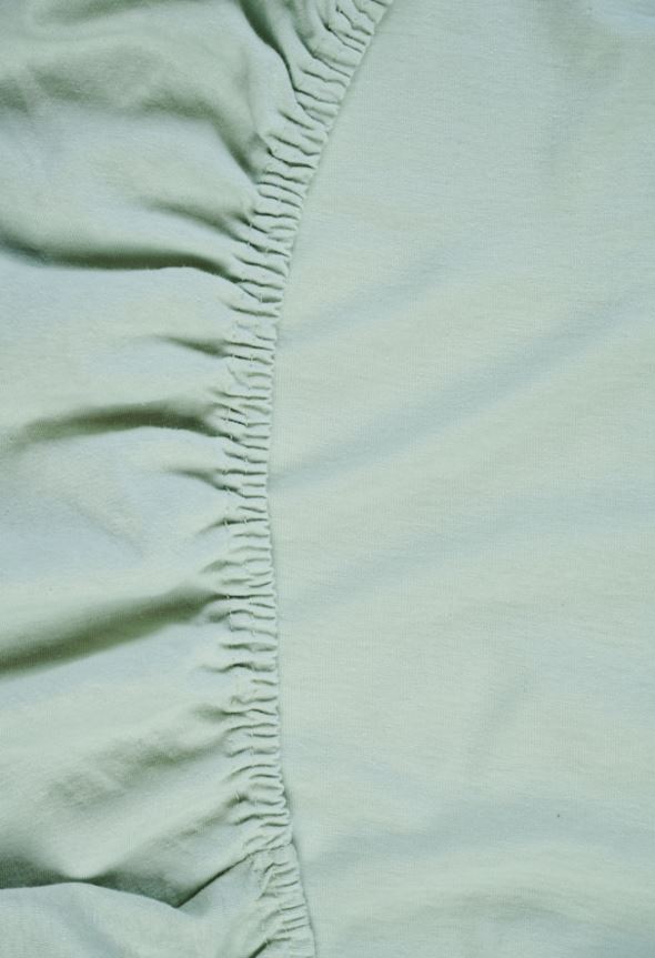 Muotoonommeltu aluslakana mintunvihreä - 4