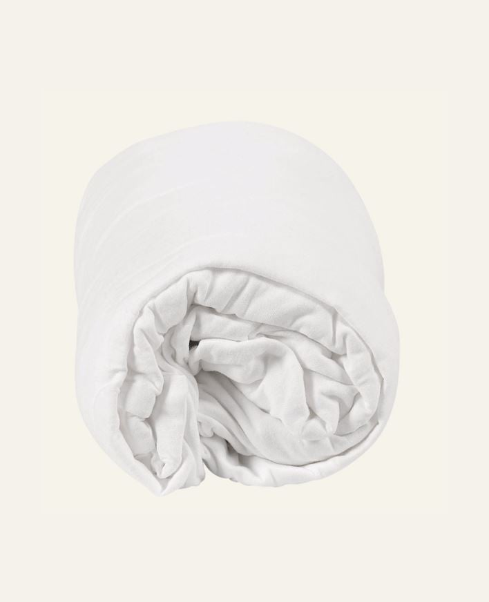 Muotoonommeltu aluslakana valkoinen - 60x120cm valkoinen - 1