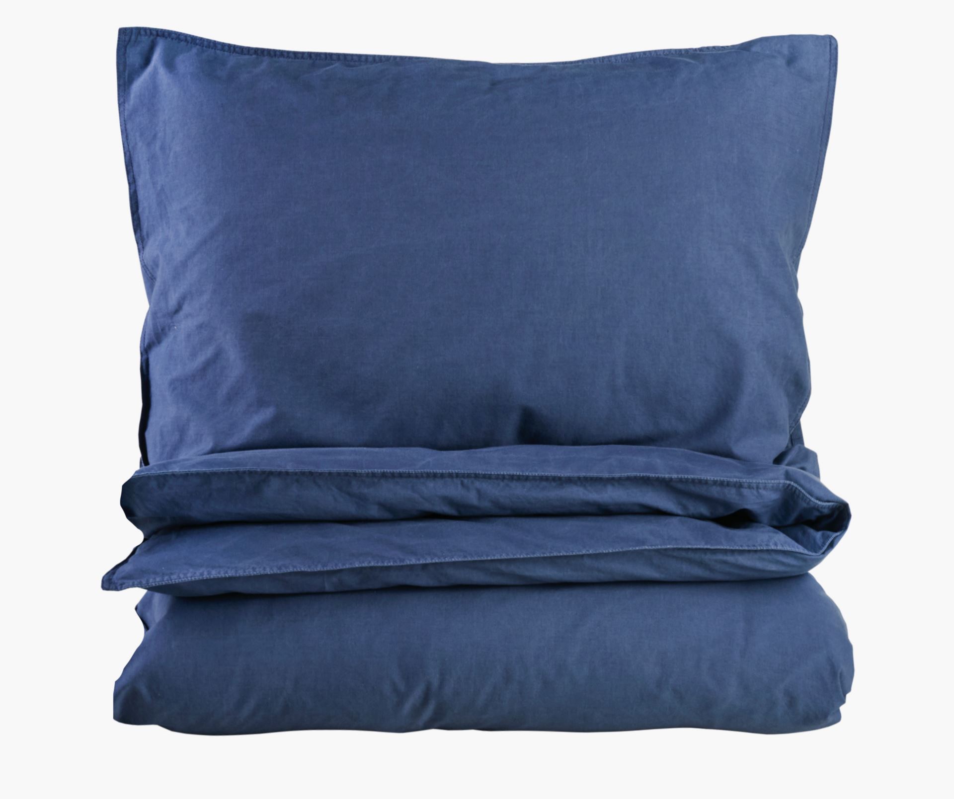 Pussilakanasetti puuvillaa farkunsininen - 150x210 cm farkunsininen - 1