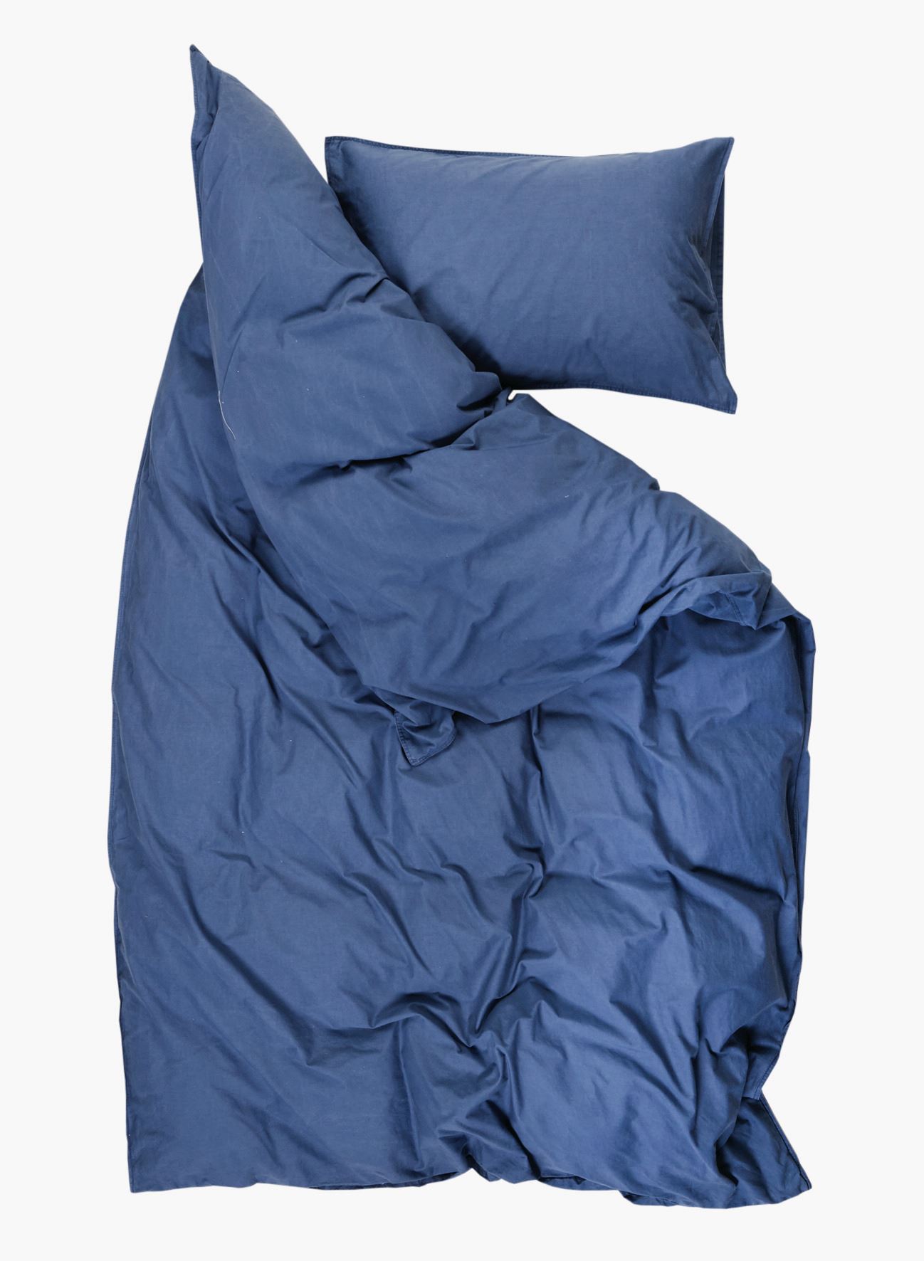 Pussilakanasetti puuvillaa farkunsininen - 3