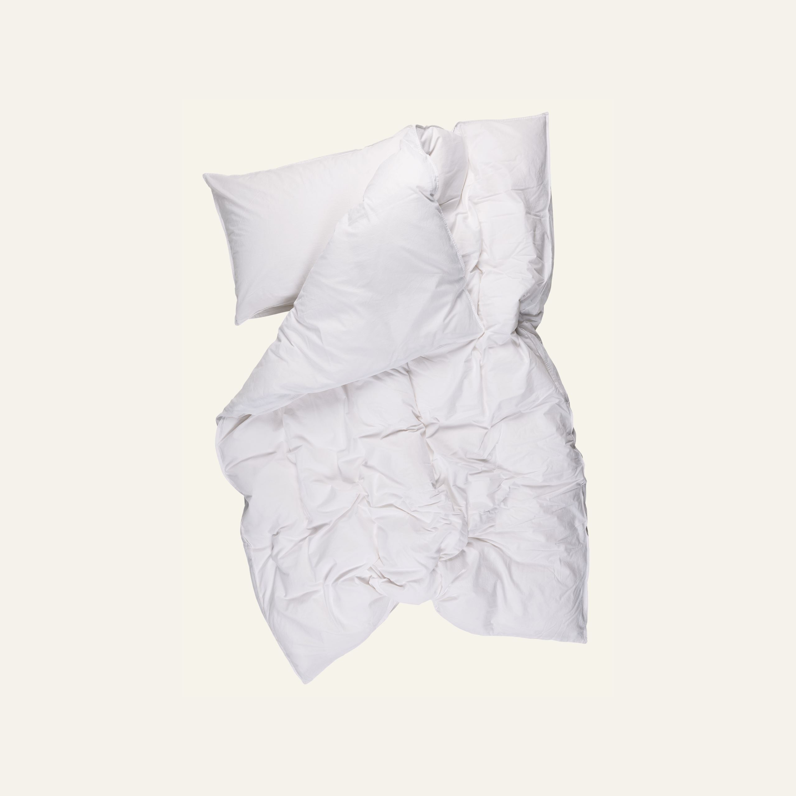 Pussilakanasetti puuvillaa valkoinen - 3