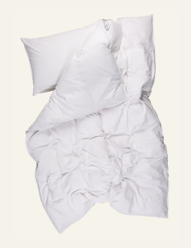 Pussilakanasetti puuvillaa valkoinen - 3