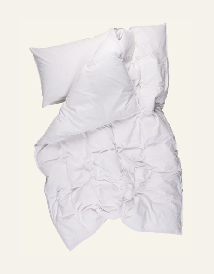 Pussilakanasetti puuvillaa valkoinen - 3