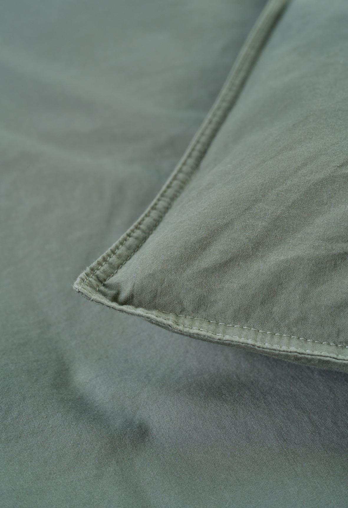 Pussilakanasetti puuvillaa oliivinvihreä - 2