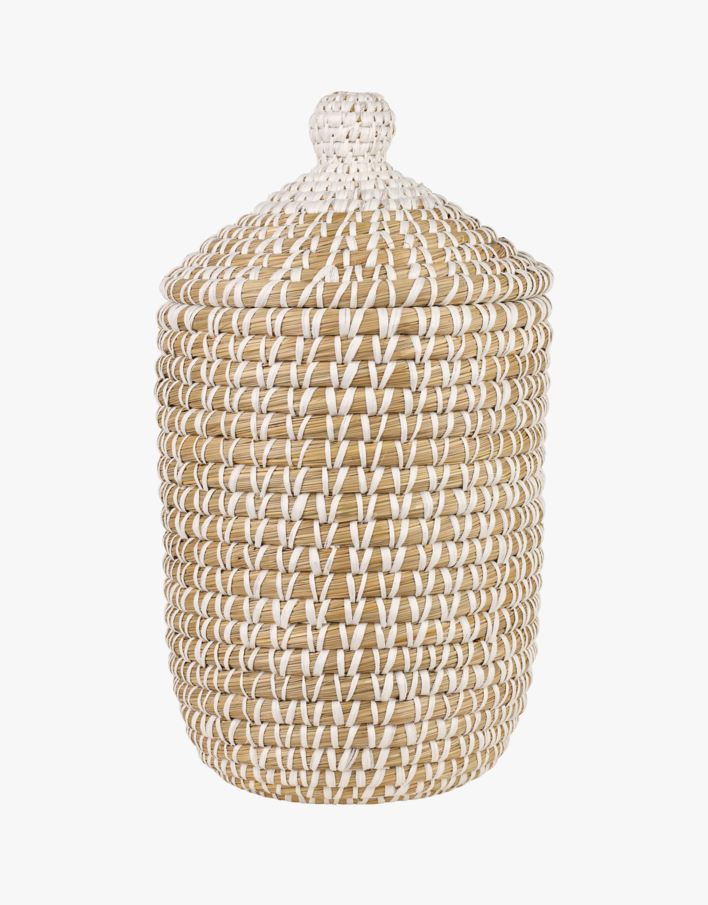 Pyykkikori luonnonväri - H34cm Ø26cm luonnonväri - 1