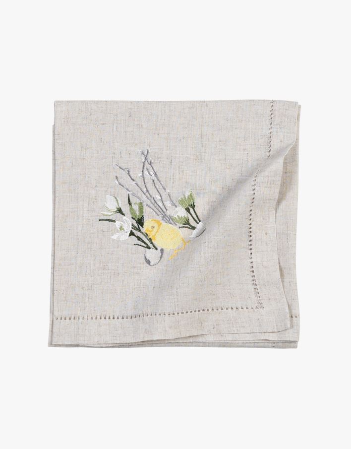 Pöytäliina luonnonväri - 85x85 cm luonnonväri - 1