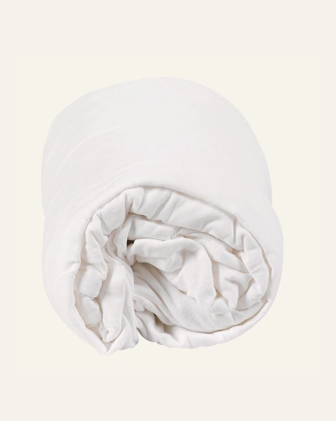 Muotoonommeltu aluslakana valkoinen - 180x200 cm valkoinen - 1