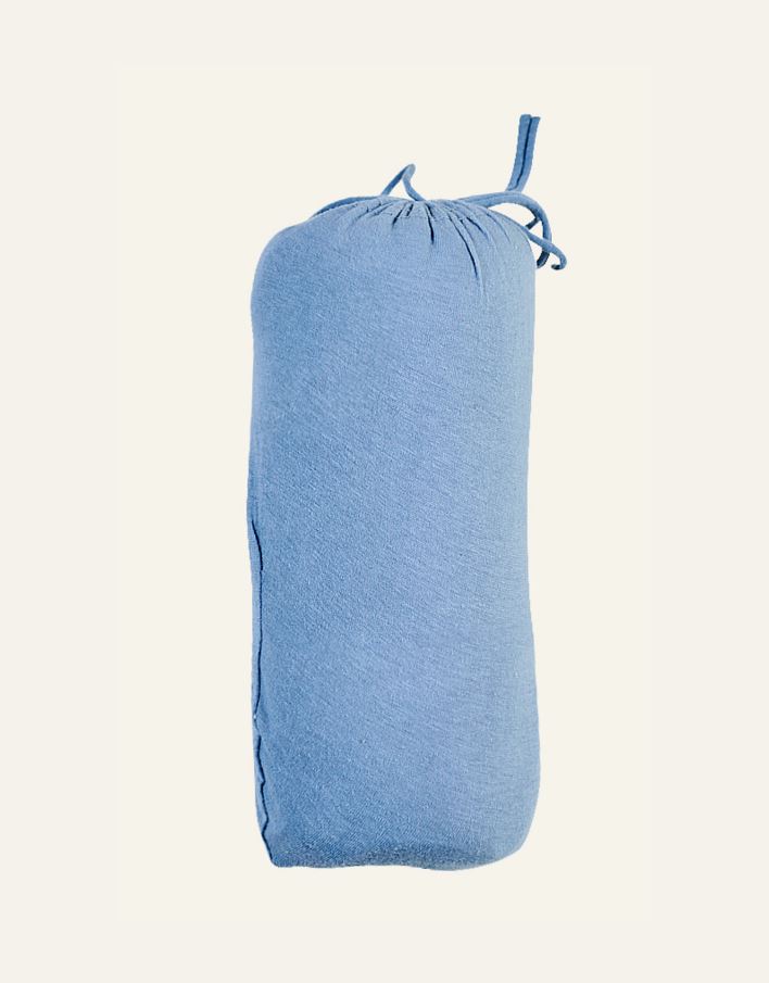 Muotoonommeltu aluslakana sininen - 4