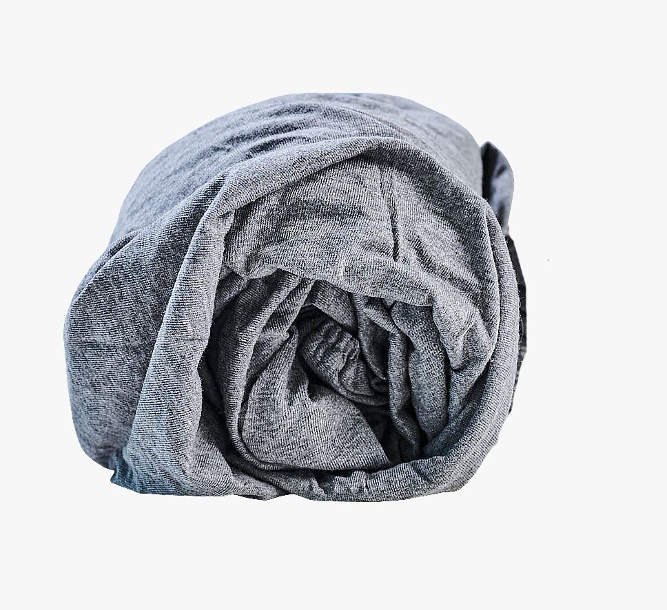 Muotoonommeltu aluslakana harmaa - 5