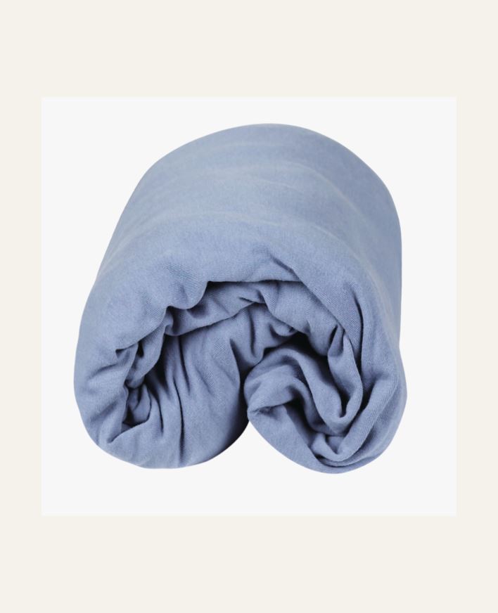 Muotoonommeltu aluslakana sininen - 120x200 cm sininen - 1