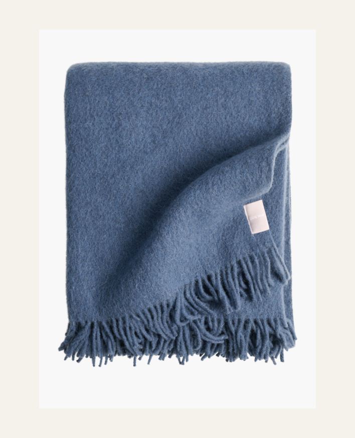 Villahuopa sininen - 130x170 cm sininen - 1