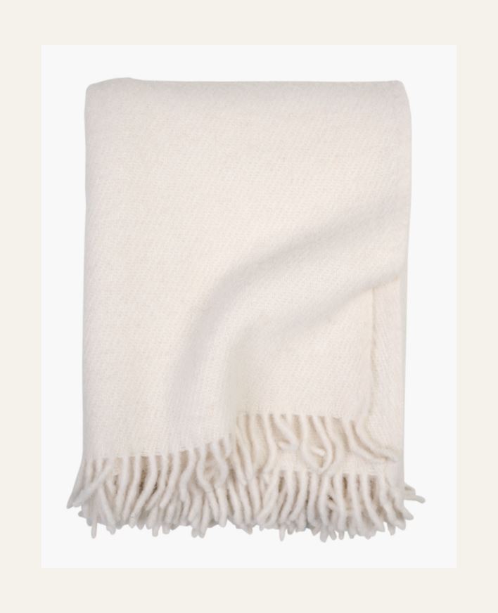 Villahuopa luonnonvalkoinen - 130x170 cm luonnonvalkoinen - 1