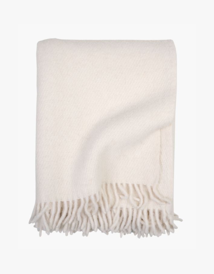 Villahuopa luonnonvalkoinen - 130x170 cm luonnonvalkoinen - 1