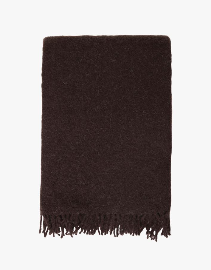 Villahuopa tummanruskea - 130x170 cm tummanruskea - 1