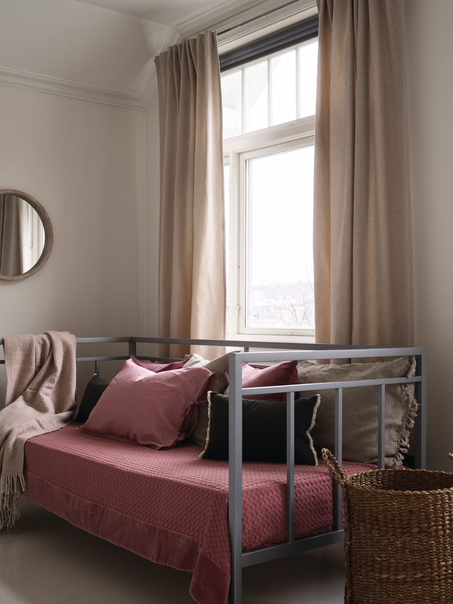 Pimentävä verho beige - 5