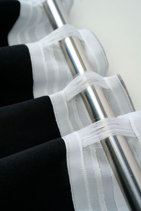 Pimentävä verho vaaleanharmaa - 5