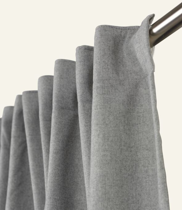 Pimentävä verho vaaleanharmaa - 6