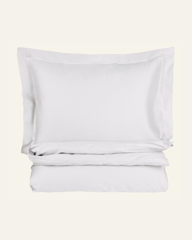 Pussilakanasetti egyptinpuuvillaa valkoinen - 150x210 cm/50x60 cm valkoinen - 1