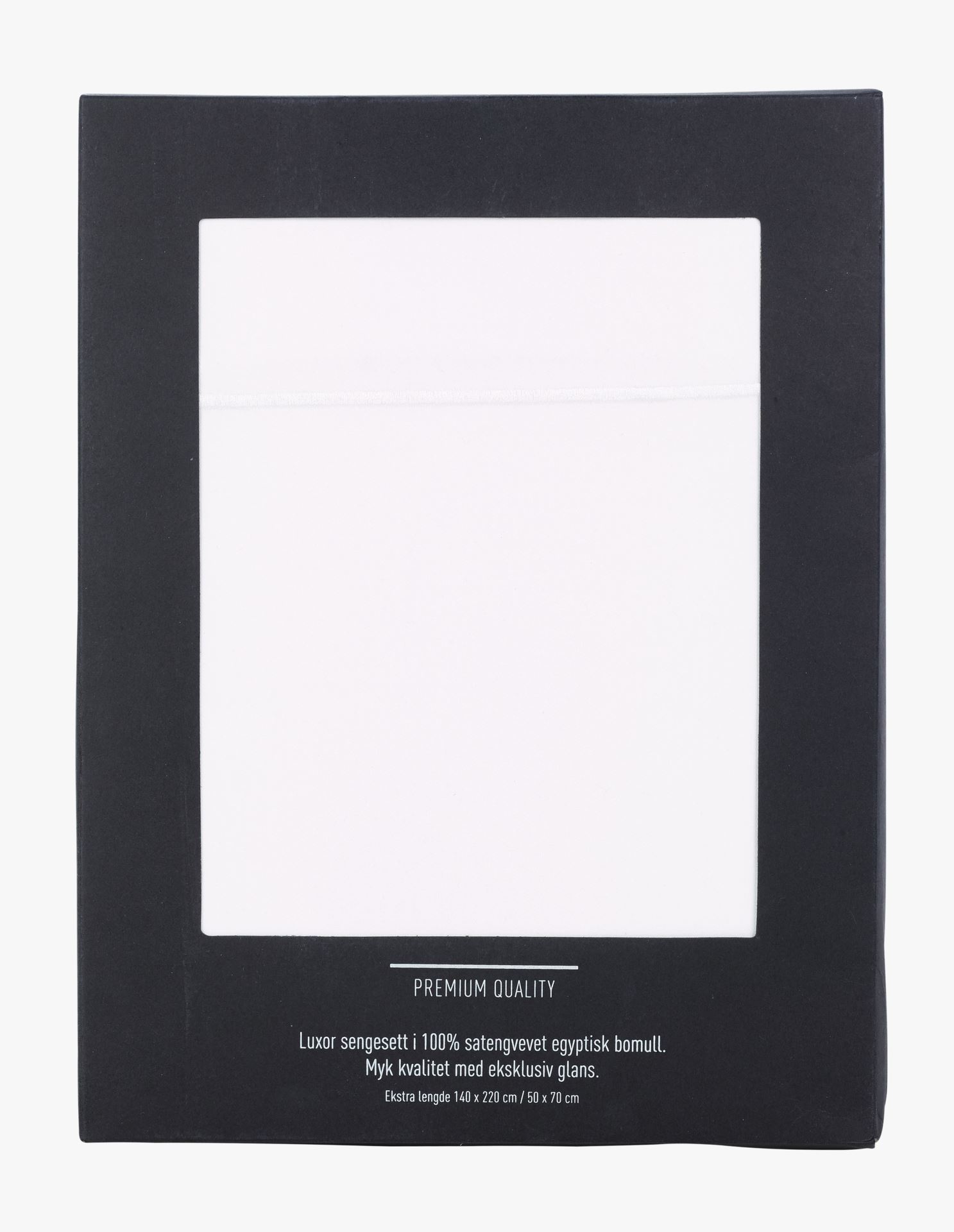 Pussilakanasetti egyptinpuuvillaa valkoinen - 2