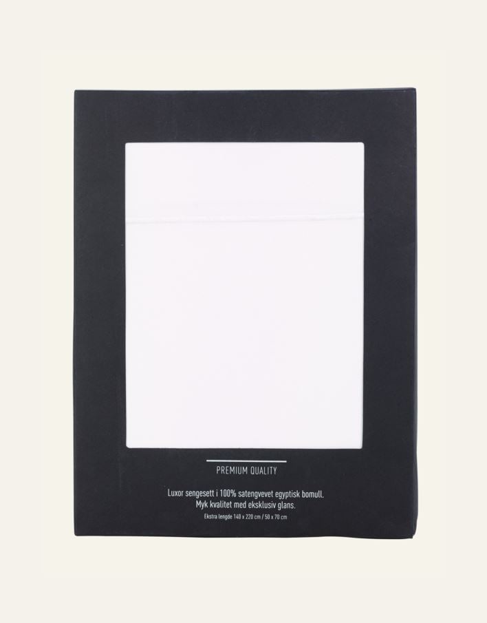 Pussilakanasetti egyptinpuuvillaa valkoinen - 2