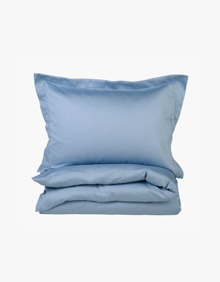 Pussilakanasetti egyptinpuuvillaa taivaansininen - 150x210 cm taivaansininen - 1