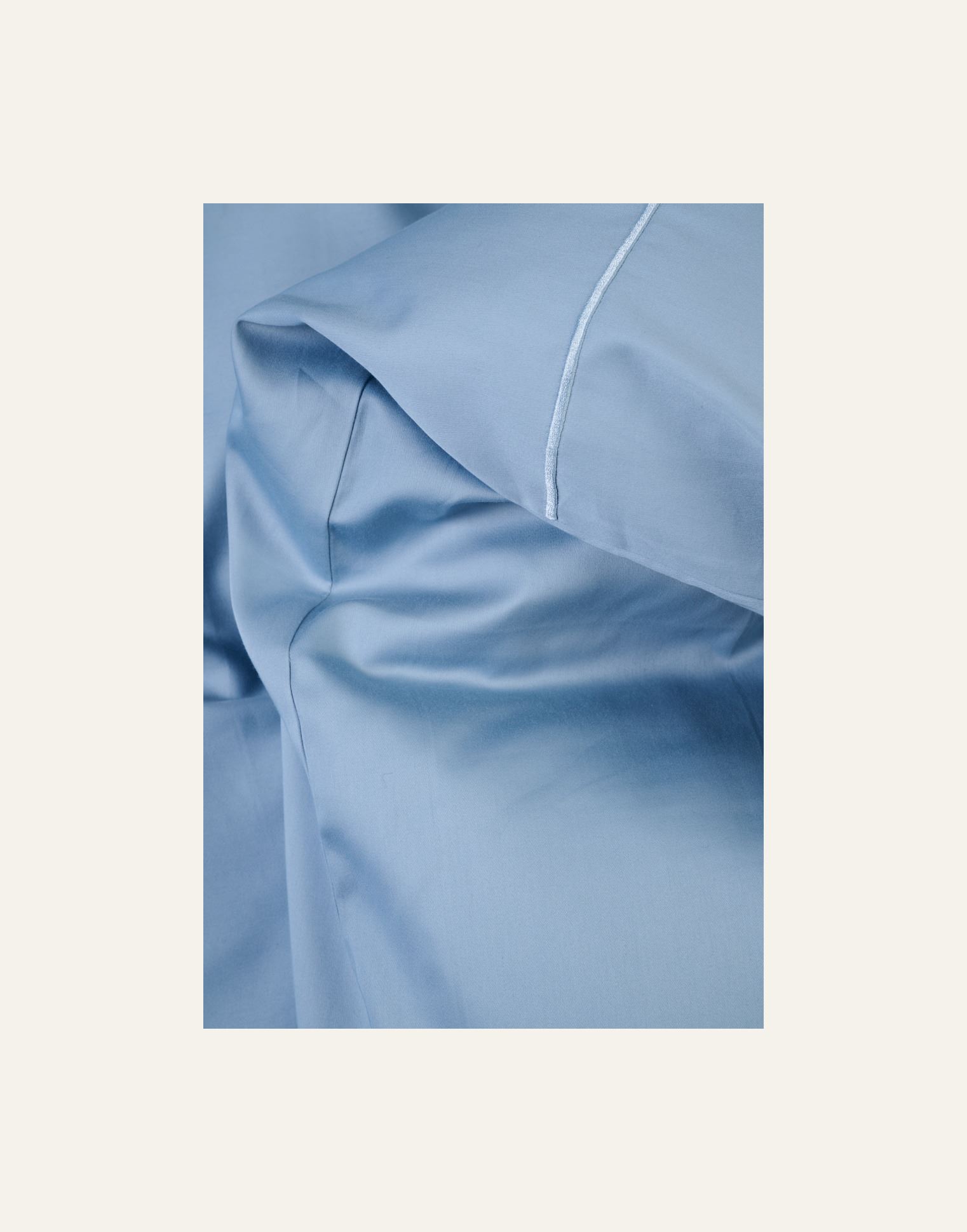 Pussilakanasetti egyptinpuuvillaa taivaansininen - 4