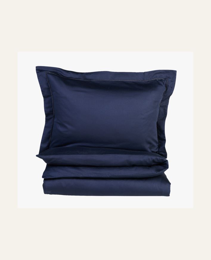 Pussilakanasetti egyptinpuuvillaa sininen - 150x210 cm/50x60 cm sininen - 1