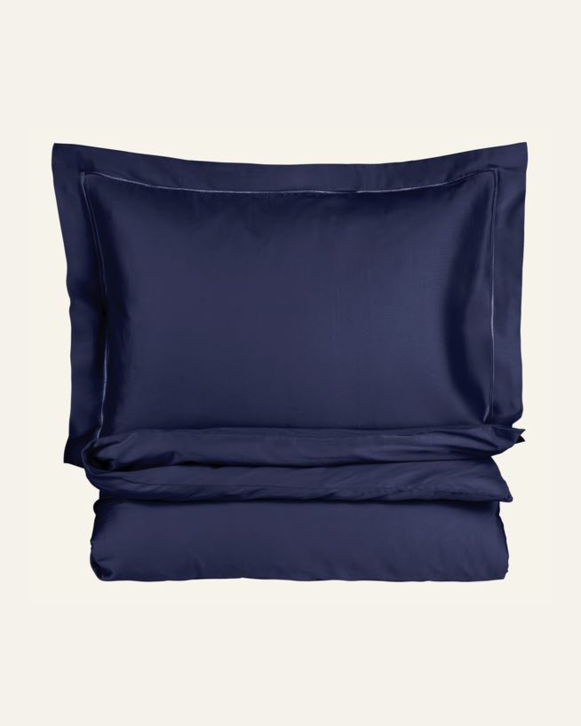 Pussilakanasetti egyptinpuuvillaa sininen - 150x210 cm/50x60 cm sininen - 1